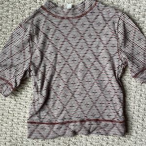 Free people cropped turtle neck top